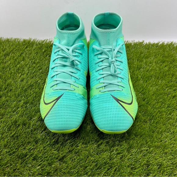 Mens 12 Nike Mercurial Superfly 8 Academy MG Dynamic Teal/Turquoise CV0843-403 - Picture 3 of 13